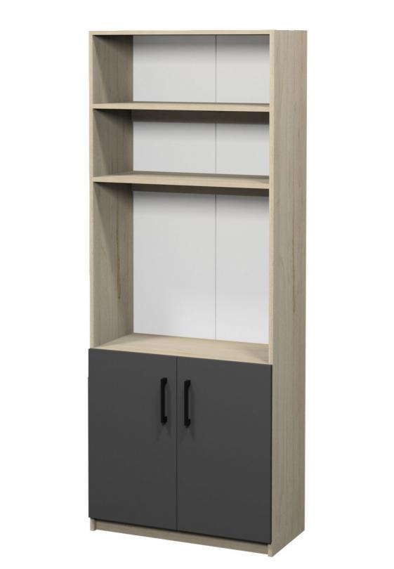 Шафа напівзакрита з полицями, АНШАР ГРУП (7802), 800х370х2110 мм.